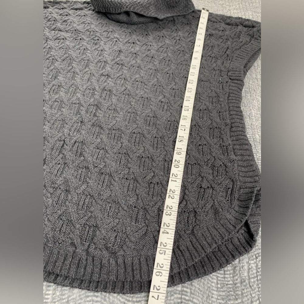 Eight Eight Eight Gray Cowl Neck Sweater Size Large - Picture 9 of 12
